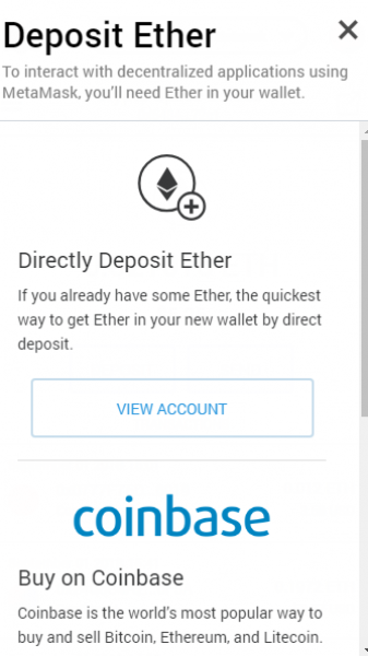 Deposit Ether Options